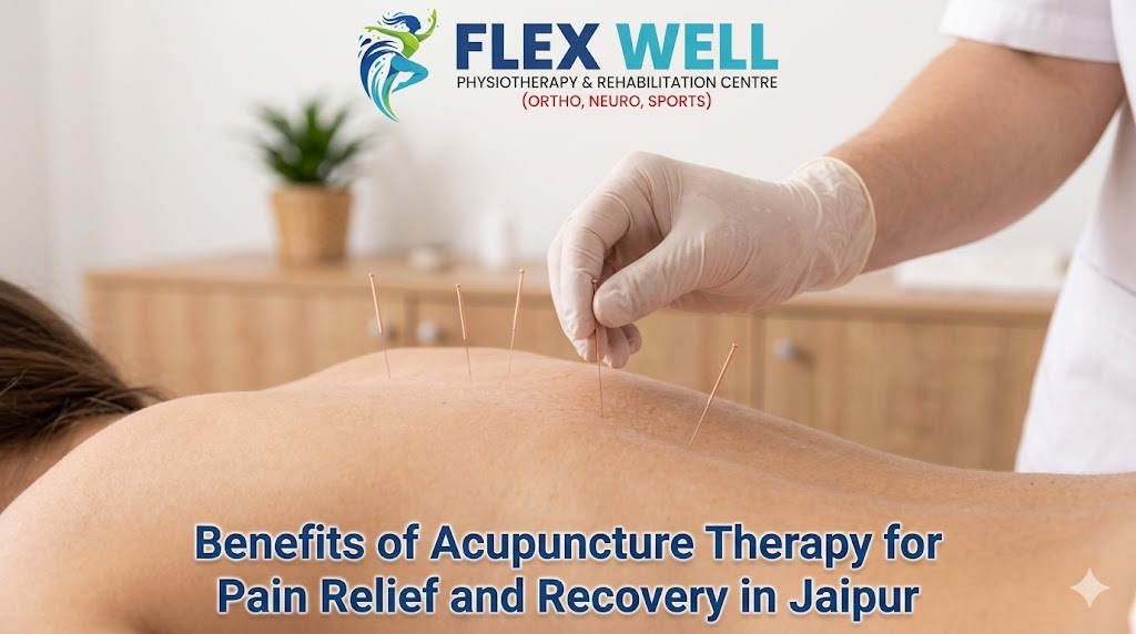 Acupuncture therapy session for pain relief and recovery in Jaipur