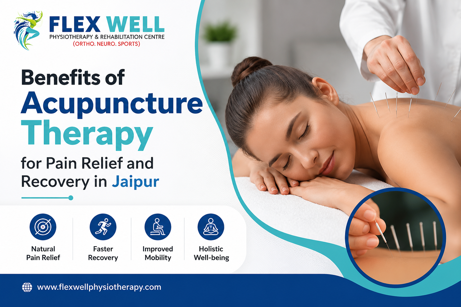Acupuncture therapy session for pain relief and recovery in Jaipur