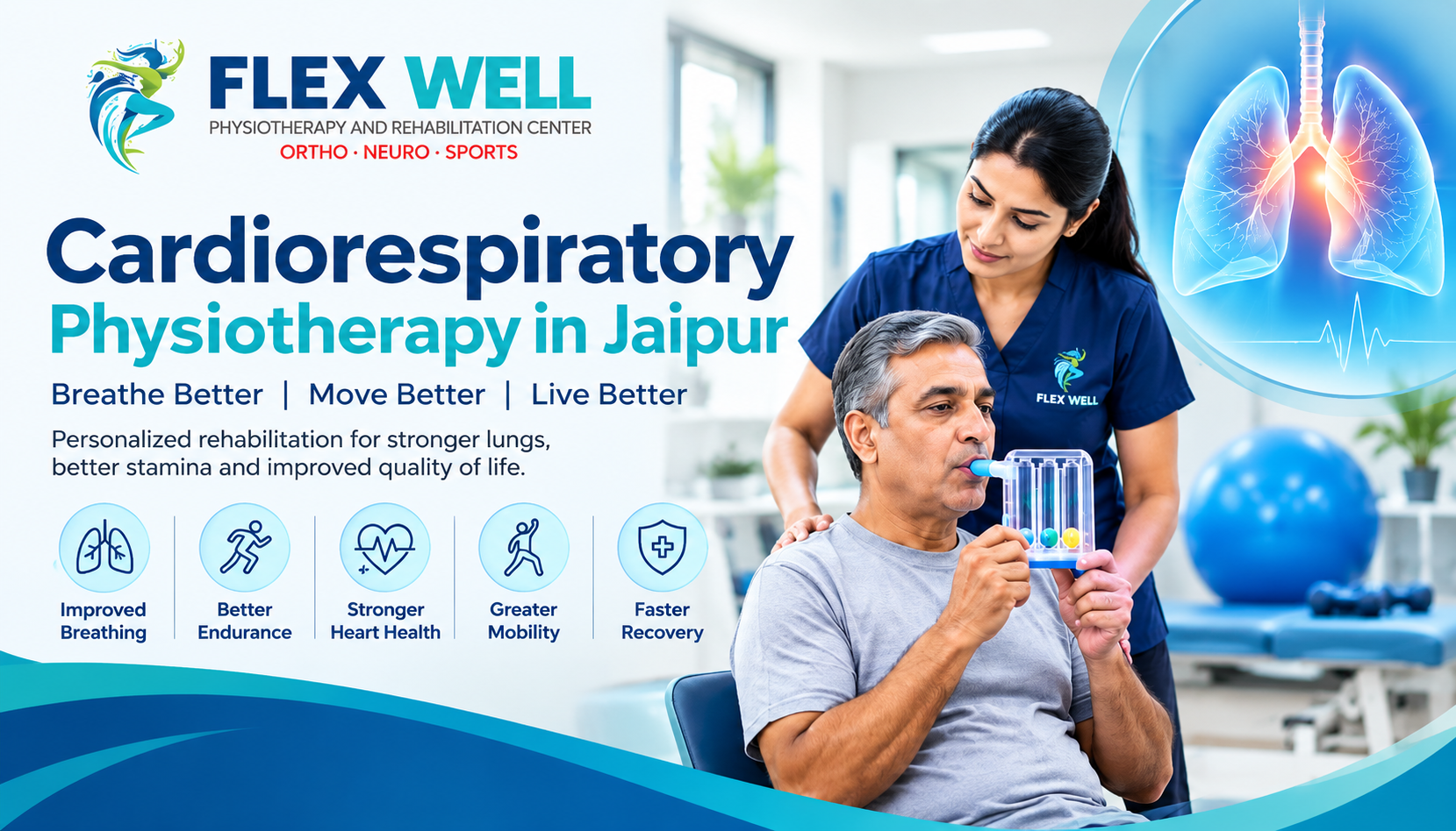  Cardiorespiratory Physiotherapy in Jaipur